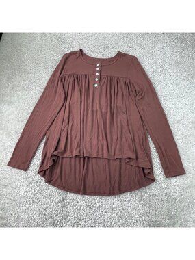 JJ Winks Total Eclispe Top Blouse Brown Womens Medium
